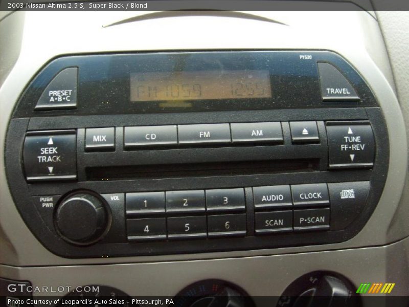 Super Black / Blond 2003 Nissan Altima 2.5 S
