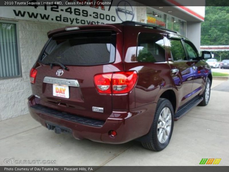 Cassis Red Pearl / Graphite 2010 Toyota Sequoia Limited 4WD