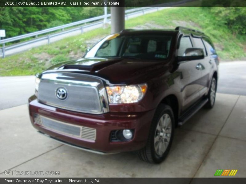 Cassis Red Pearl / Graphite 2010 Toyota Sequoia Limited 4WD