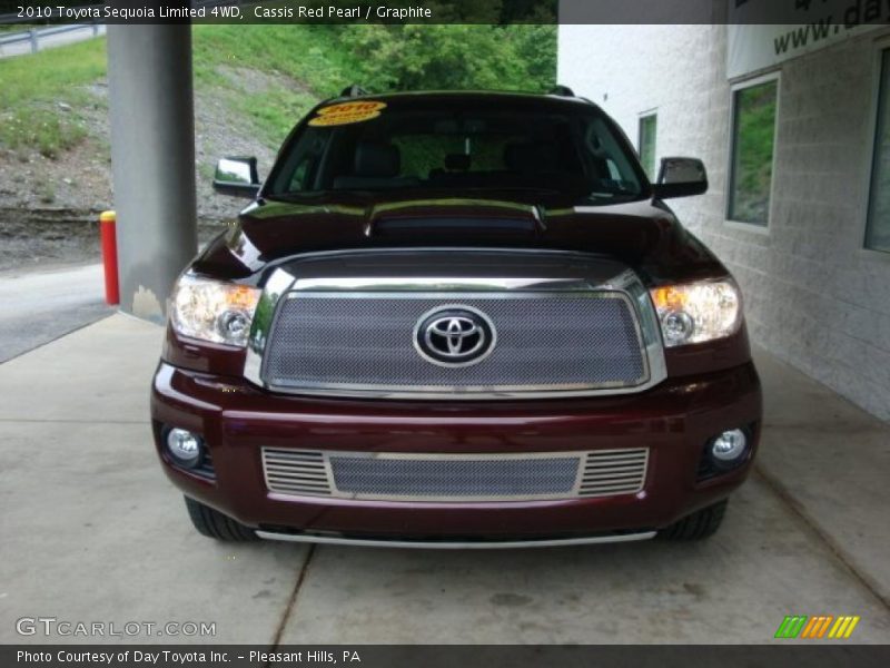 Cassis Red Pearl / Graphite 2010 Toyota Sequoia Limited 4WD