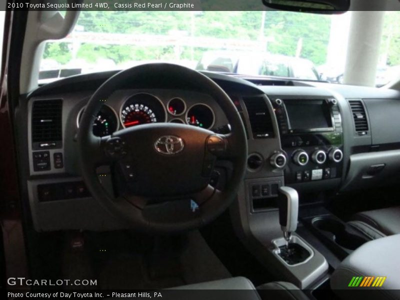 Cassis Red Pearl / Graphite 2010 Toyota Sequoia Limited 4WD