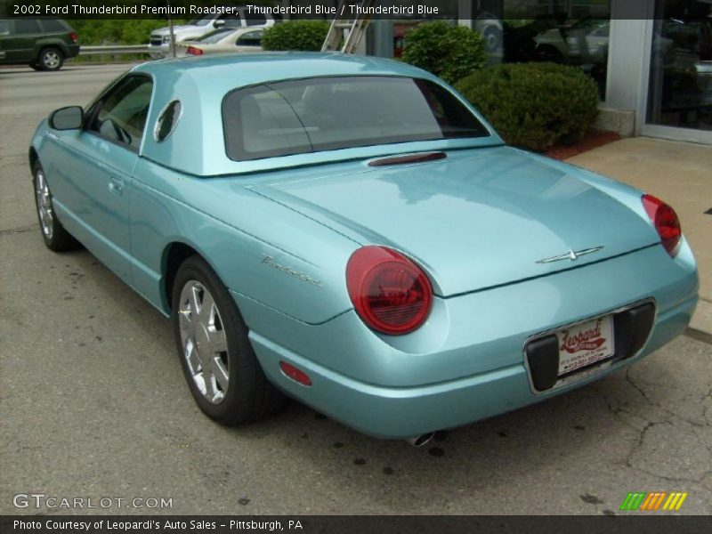 Thunderbird Blue / Thunderbird Blue 2002 Ford Thunderbird Premium Roadster