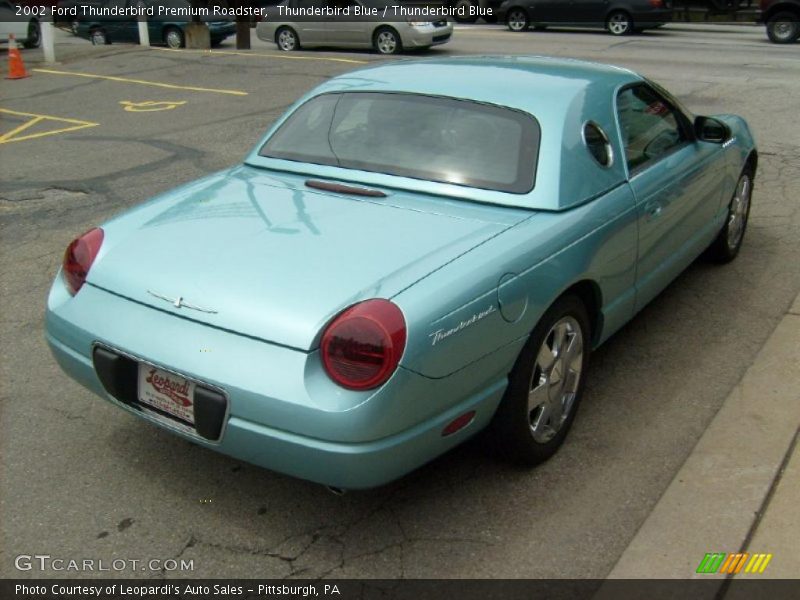 Thunderbird Blue / Thunderbird Blue 2002 Ford Thunderbird Premium Roadster