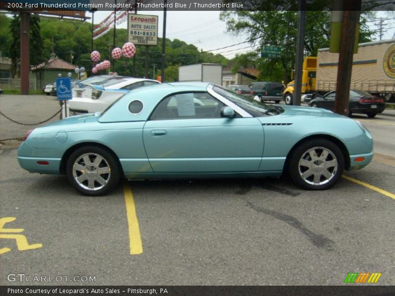 Thunderbird Blue / Thunderbird Blue 2002 Ford Thunderbird Premium Roadster