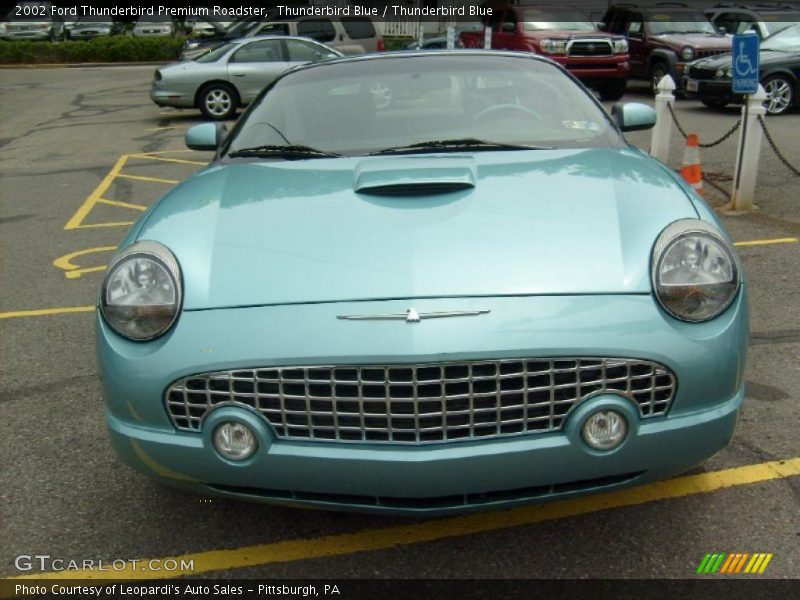 Thunderbird Blue / Thunderbird Blue 2002 Ford Thunderbird Premium Roadster