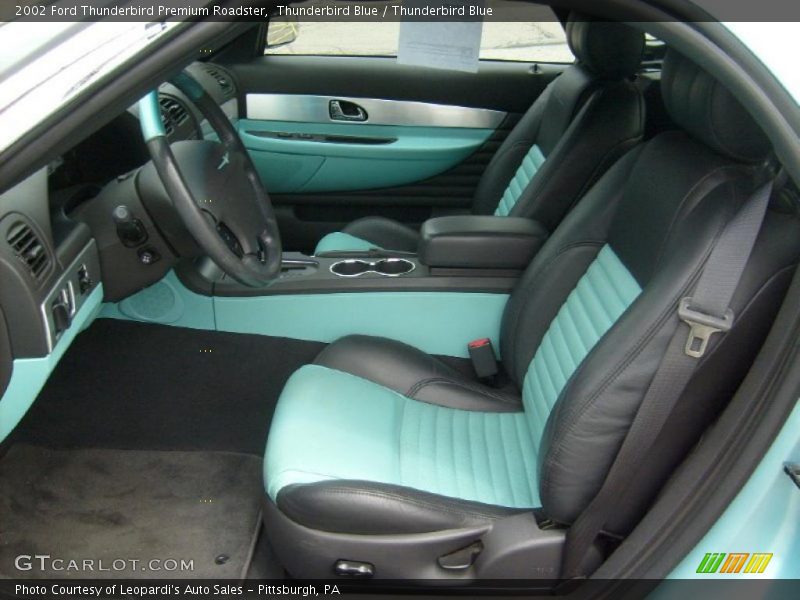 Thunderbird Blue / Thunderbird Blue 2002 Ford Thunderbird Premium Roadster