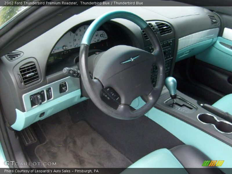 Thunderbird Blue / Thunderbird Blue 2002 Ford Thunderbird Premium Roadster