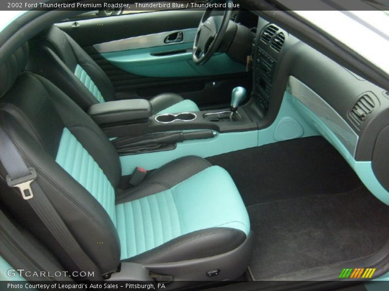 Thunderbird Blue / Thunderbird Blue 2002 Ford Thunderbird Premium Roadster