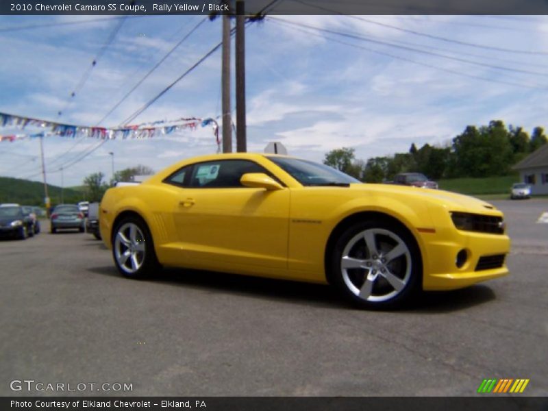 Rally Yellow / Black 2010 Chevrolet Camaro SS Coupe