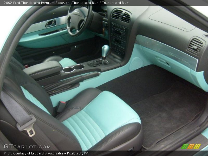 Thunderbird Blue / Thunderbird Blue 2002 Ford Thunderbird Premium Roadster
