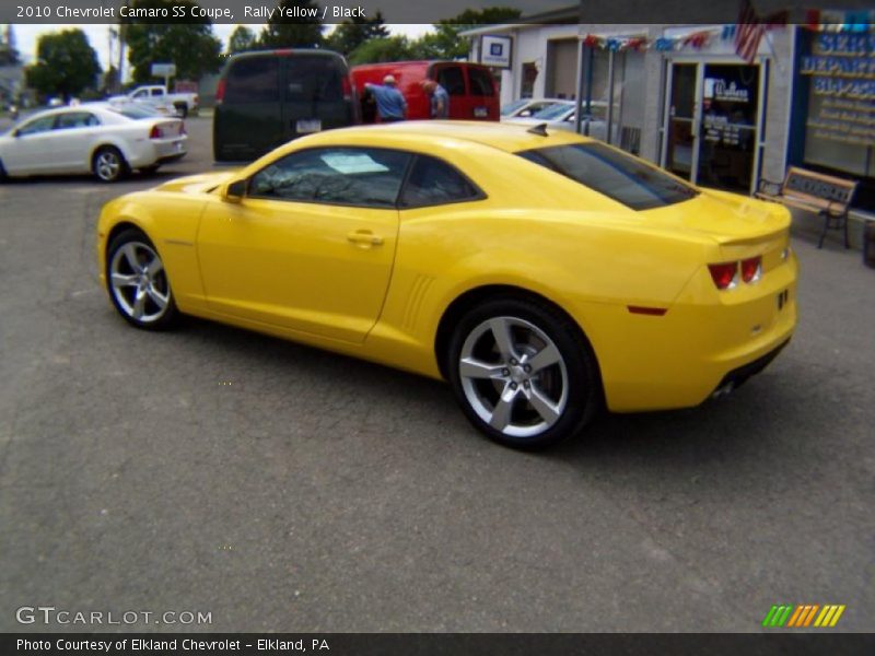 Rally Yellow / Black 2010 Chevrolet Camaro SS Coupe