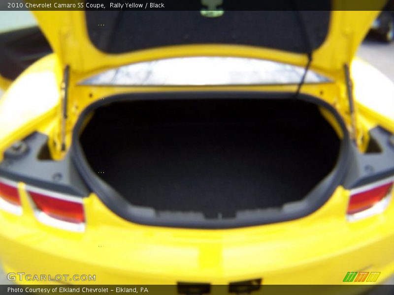 Rally Yellow / Black 2010 Chevrolet Camaro SS Coupe