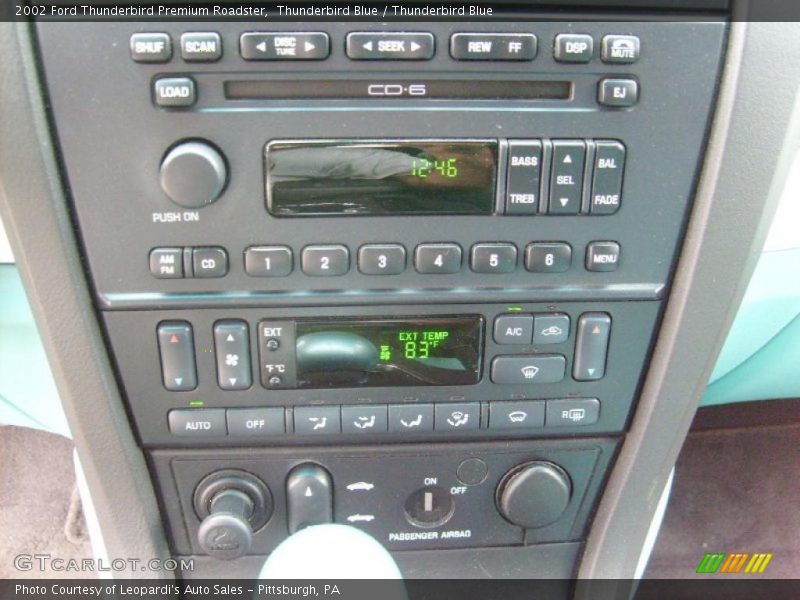 Thunderbird Blue / Thunderbird Blue 2002 Ford Thunderbird Premium Roadster