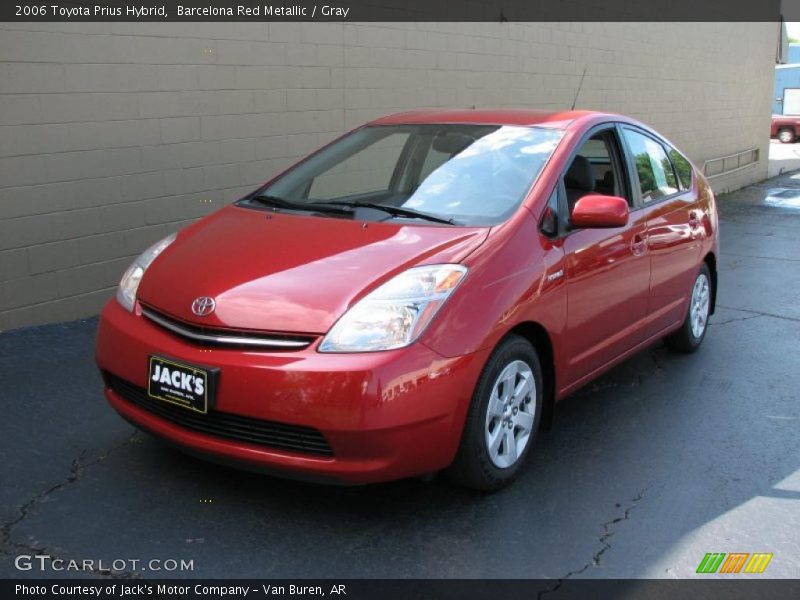 Barcelona Red Metallic / Gray 2006 Toyota Prius Hybrid