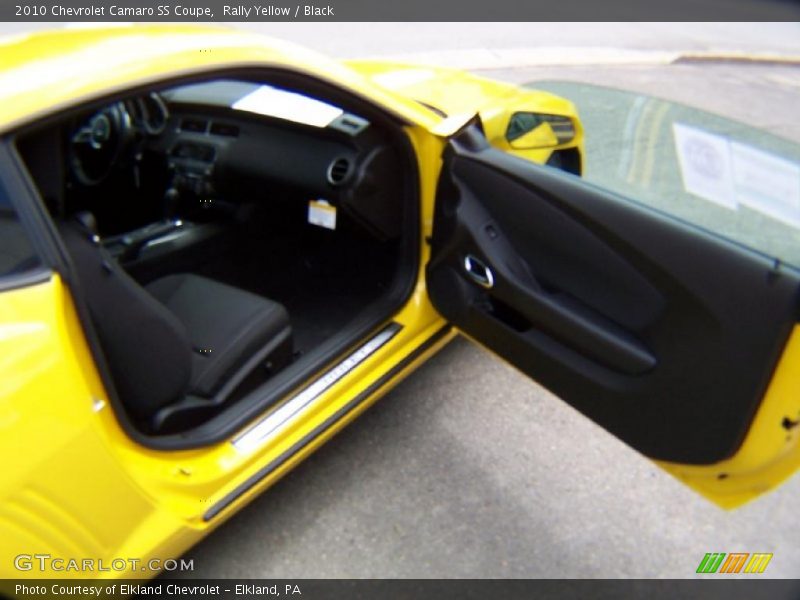 Rally Yellow / Black 2010 Chevrolet Camaro SS Coupe