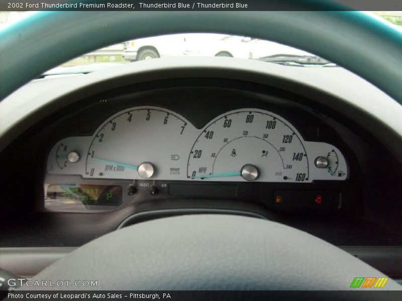 Thunderbird Blue / Thunderbird Blue 2002 Ford Thunderbird Premium Roadster