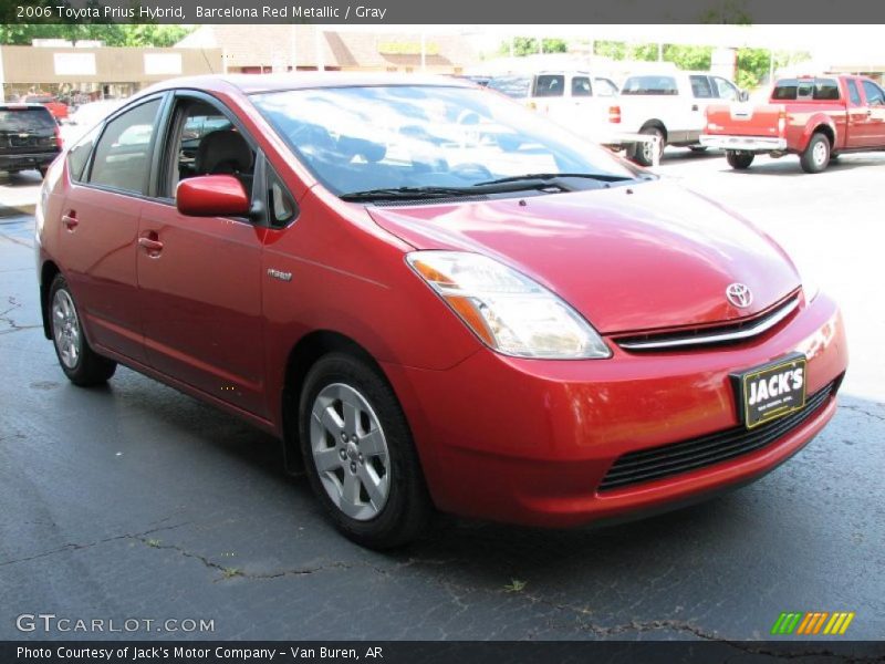 Barcelona Red Metallic / Gray 2006 Toyota Prius Hybrid