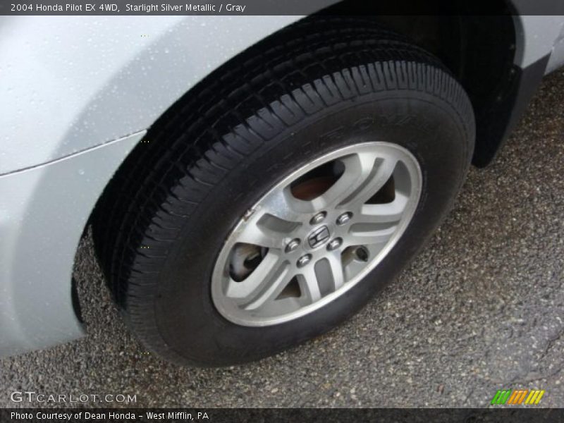 Starlight Silver Metallic / Gray 2004 Honda Pilot EX 4WD