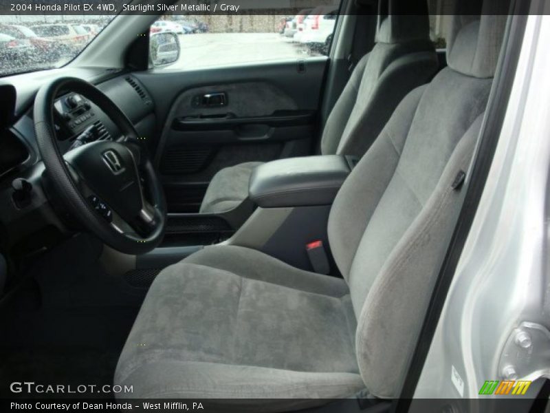 Starlight Silver Metallic / Gray 2004 Honda Pilot EX 4WD