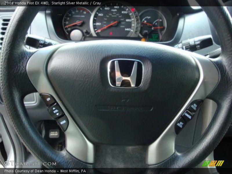 Starlight Silver Metallic / Gray 2004 Honda Pilot EX 4WD