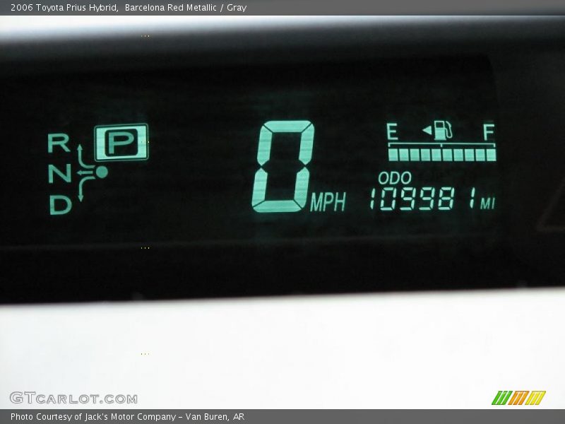 Barcelona Red Metallic / Gray 2006 Toyota Prius Hybrid