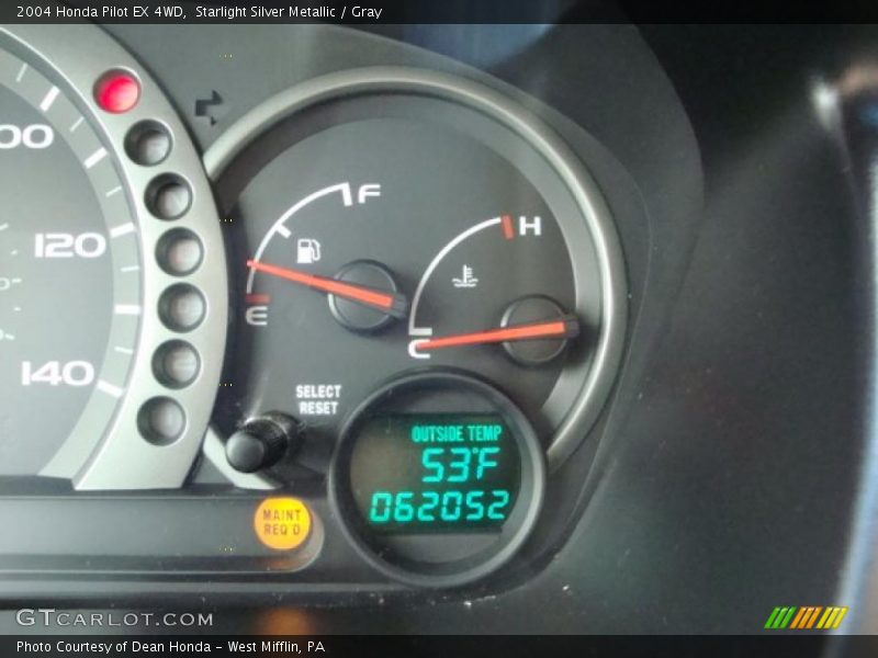 Starlight Silver Metallic / Gray 2004 Honda Pilot EX 4WD