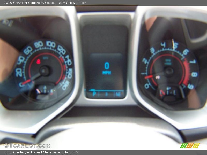 Rally Yellow / Black 2010 Chevrolet Camaro SS Coupe