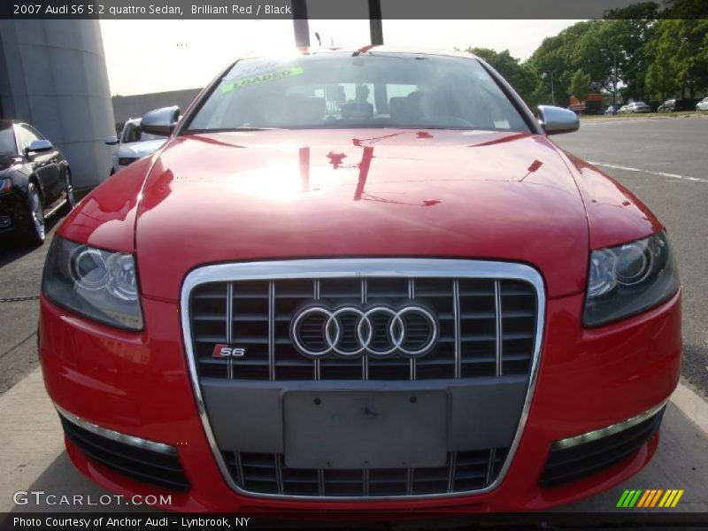 Brilliant Red / Black 2007 Audi S6 5.2 quattro Sedan