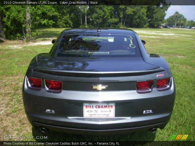 Cyber Gray Metallic / Black 2010 Chevrolet Camaro LT/RS Coupe