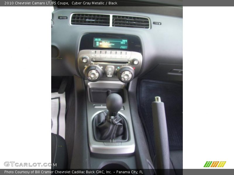 Cyber Gray Metallic / Black 2010 Chevrolet Camaro LT/RS Coupe