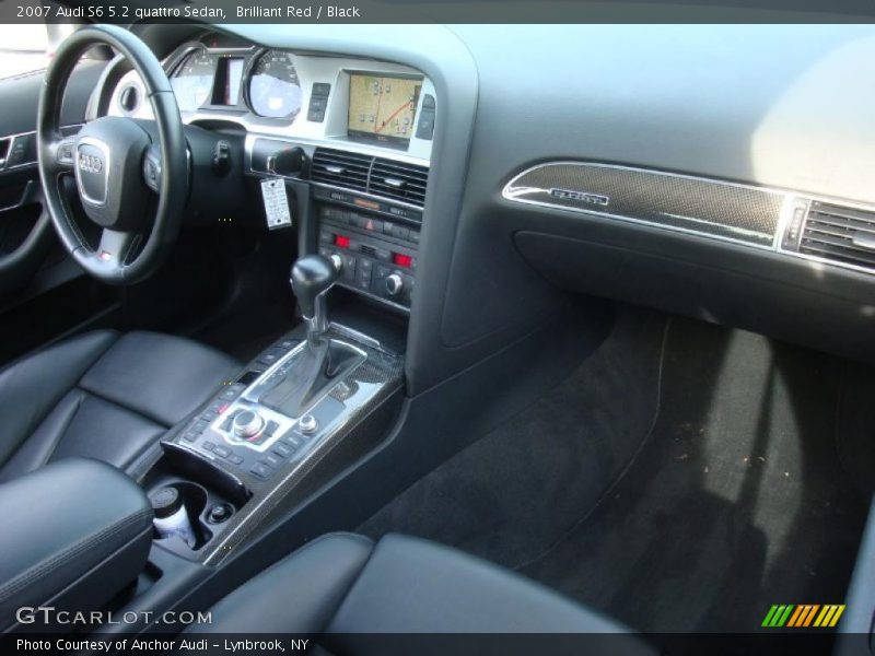 Brilliant Red / Black 2007 Audi S6 5.2 quattro Sedan