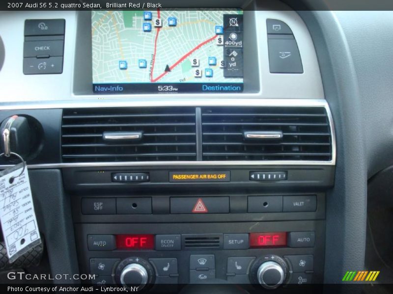 Brilliant Red / Black 2007 Audi S6 5.2 quattro Sedan