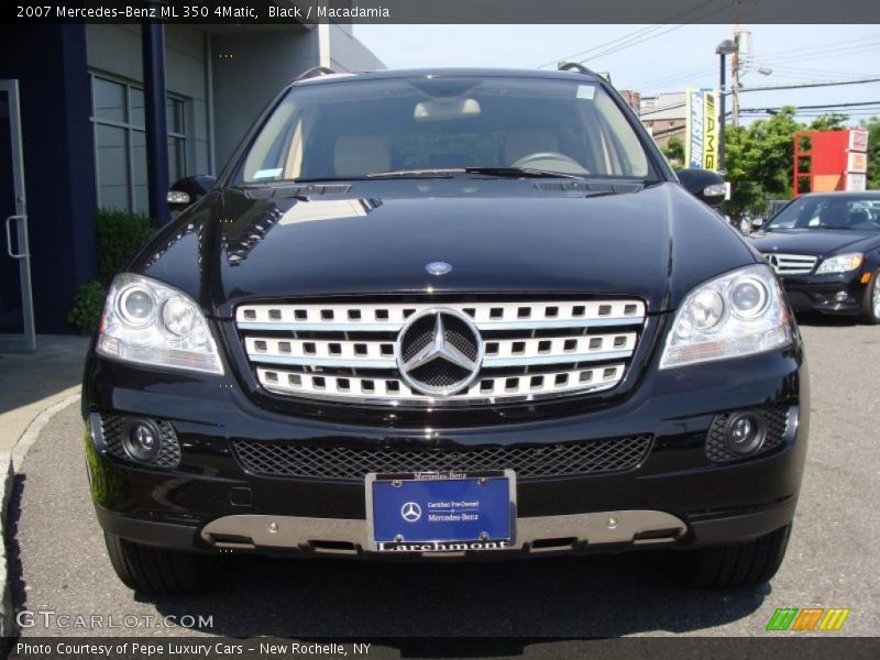 Black / Macadamia 2007 Mercedes-Benz ML 350 4Matic