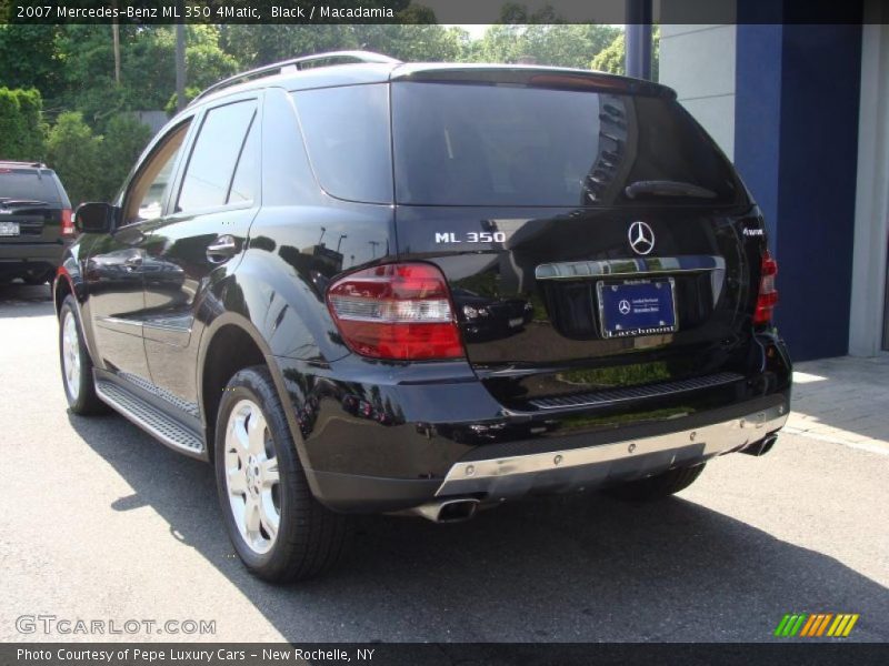 Black / Macadamia 2007 Mercedes-Benz ML 350 4Matic