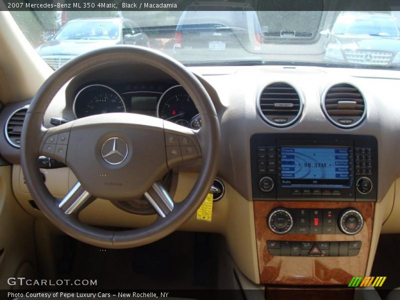 Black / Macadamia 2007 Mercedes-Benz ML 350 4Matic