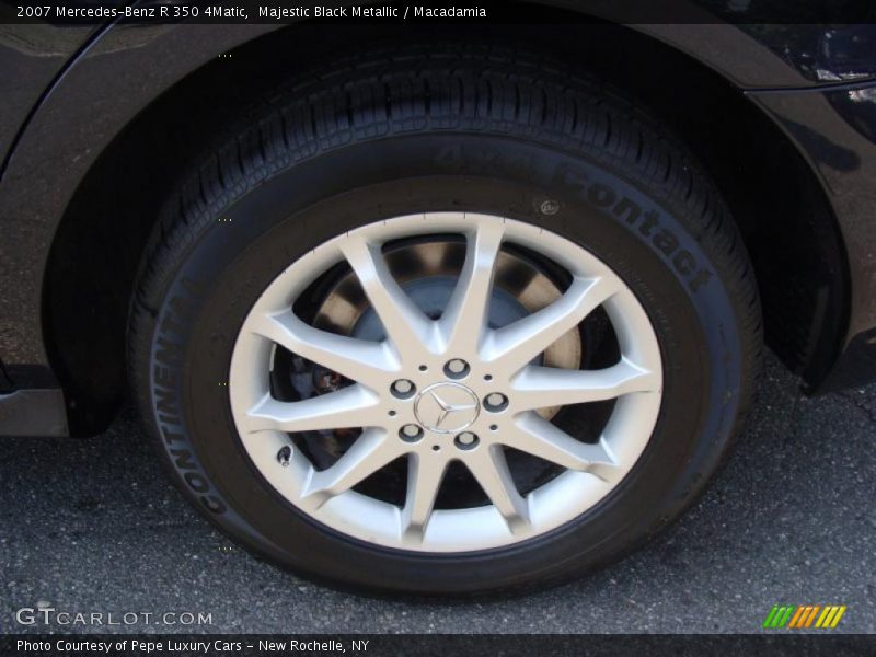 Majestic Black Metallic / Macadamia 2007 Mercedes-Benz R 350 4Matic
