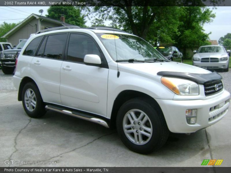Natural White / Taupe 2002 Toyota RAV4 4WD