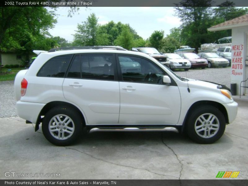 Natural White / Taupe 2002 Toyota RAV4 4WD