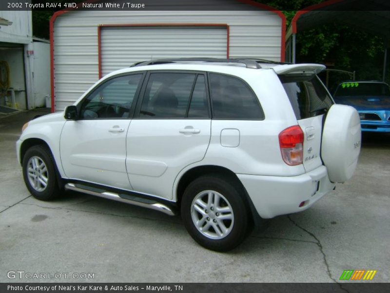 Natural White / Taupe 2002 Toyota RAV4 4WD