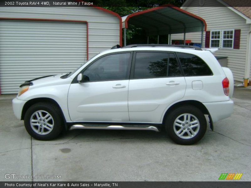 Natural White / Taupe 2002 Toyota RAV4 4WD