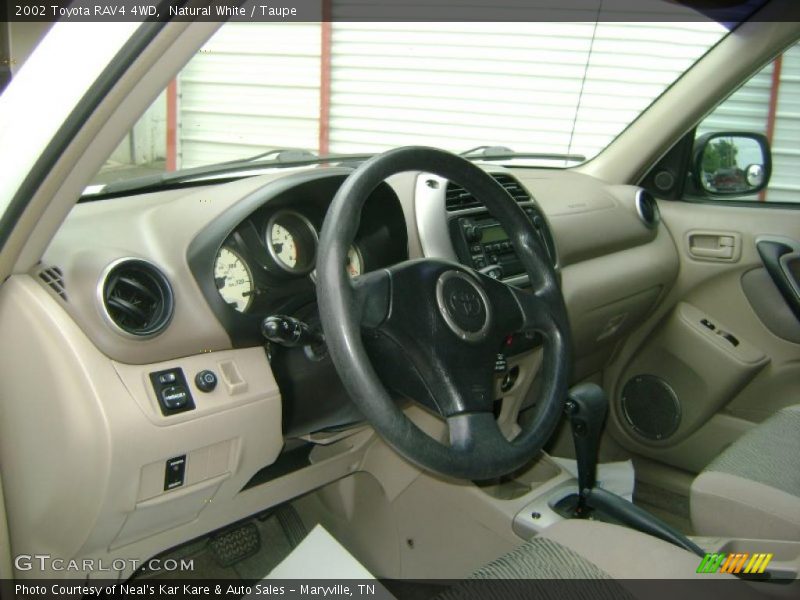 Natural White / Taupe 2002 Toyota RAV4 4WD