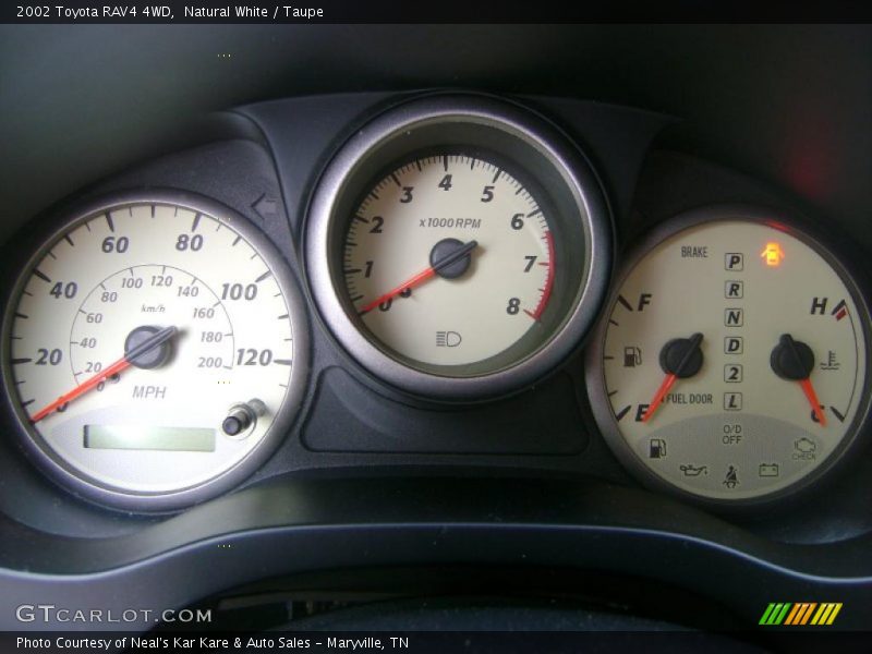 Natural White / Taupe 2002 Toyota RAV4 4WD