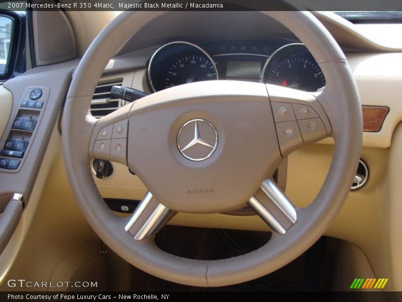 Majestic Black Metallic / Macadamia 2007 Mercedes-Benz R 350 4Matic