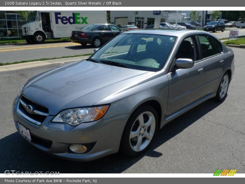 Quartz Silver Metallic / Off Black 2008 Subaru Legacy 2.5i Sedan