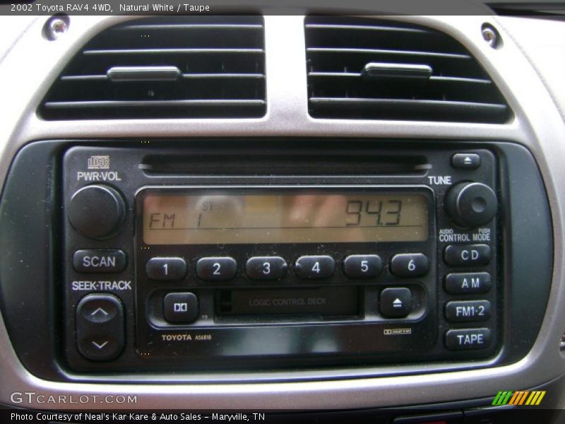 Natural White / Taupe 2002 Toyota RAV4 4WD