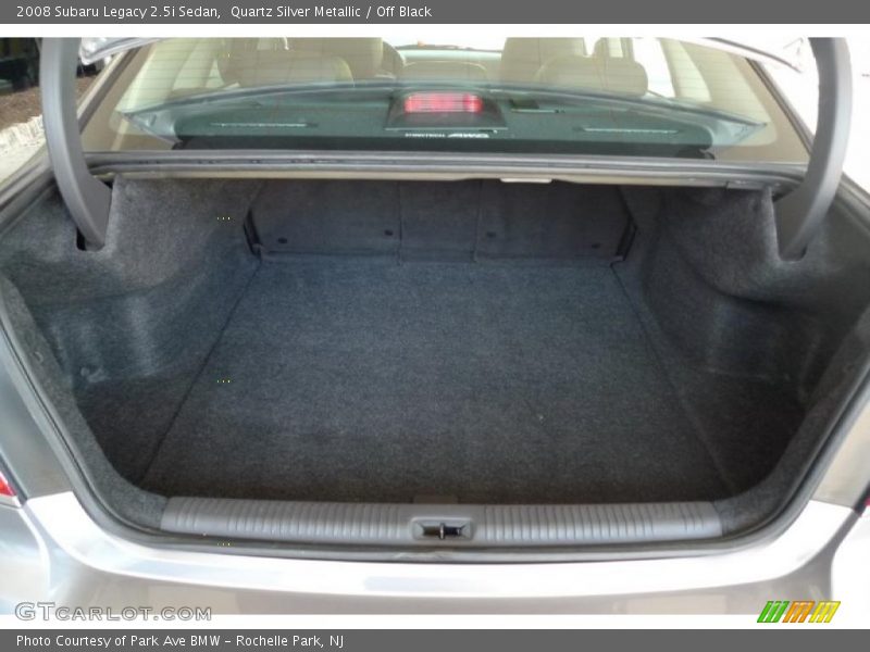 Quartz Silver Metallic / Off Black 2008 Subaru Legacy 2.5i Sedan