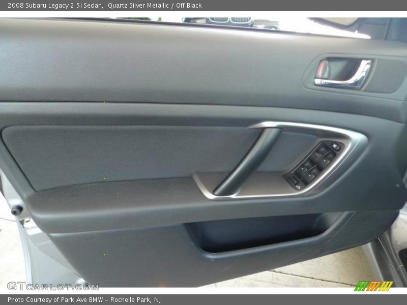 Quartz Silver Metallic / Off Black 2008 Subaru Legacy 2.5i Sedan