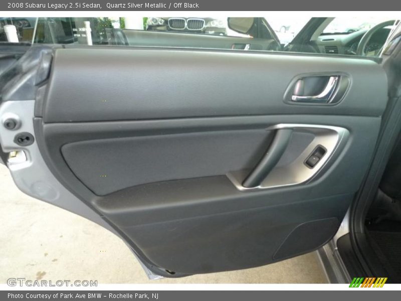 Quartz Silver Metallic / Off Black 2008 Subaru Legacy 2.5i Sedan