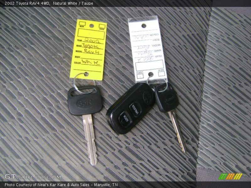 Natural White / Taupe 2002 Toyota RAV4 4WD