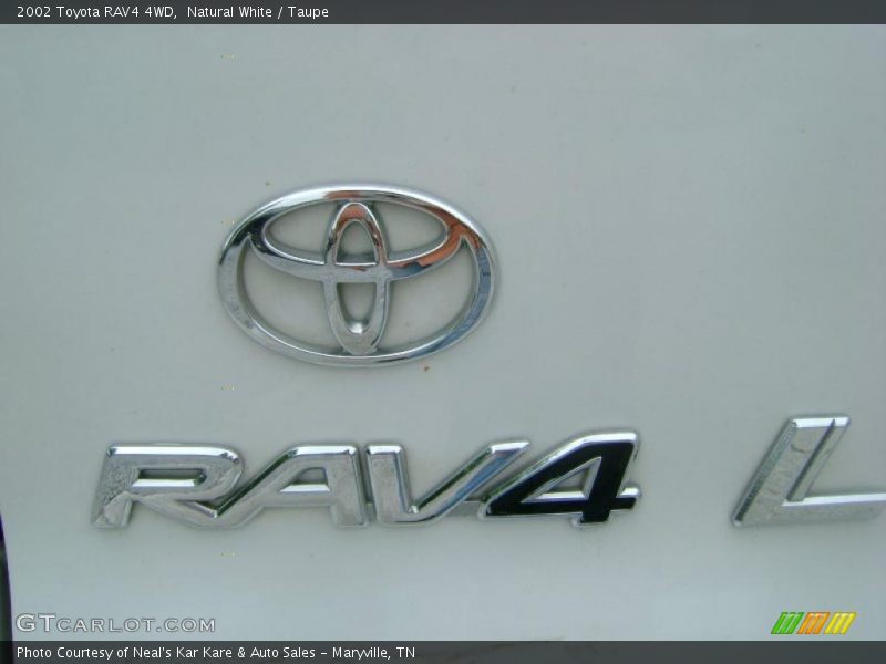 Natural White / Taupe 2002 Toyota RAV4 4WD